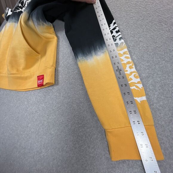 Shibori Threads Hoodie Mens XL Brand of Sacrifice Lifeblood Deathcore Metal Band - Picture 4 of 11